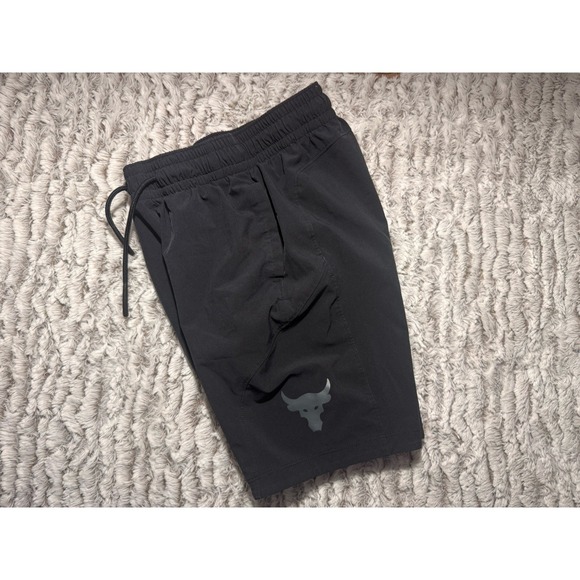 Under Armour Project The Rock Kids Youth Size XS-Extra Small Black Shorts - Picture 4 of 7